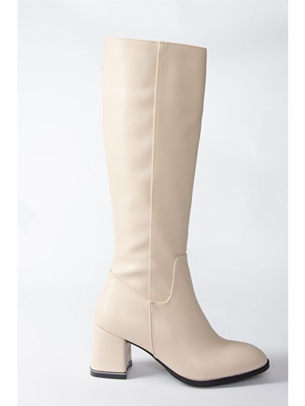 N2829202 Bej Kadın Çizme - Görsel 5