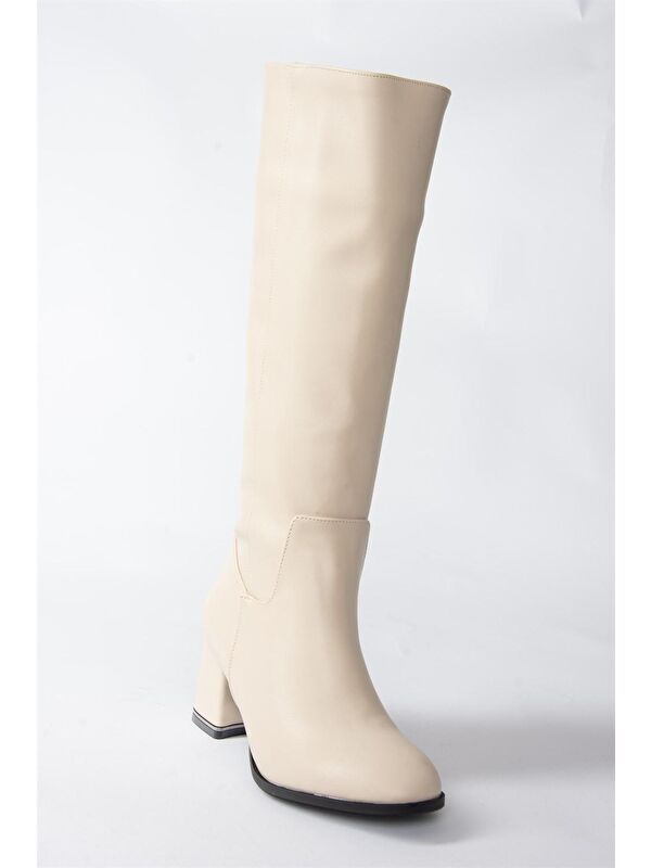 N2829202 Bej Kadın Çizme - Görsel 6