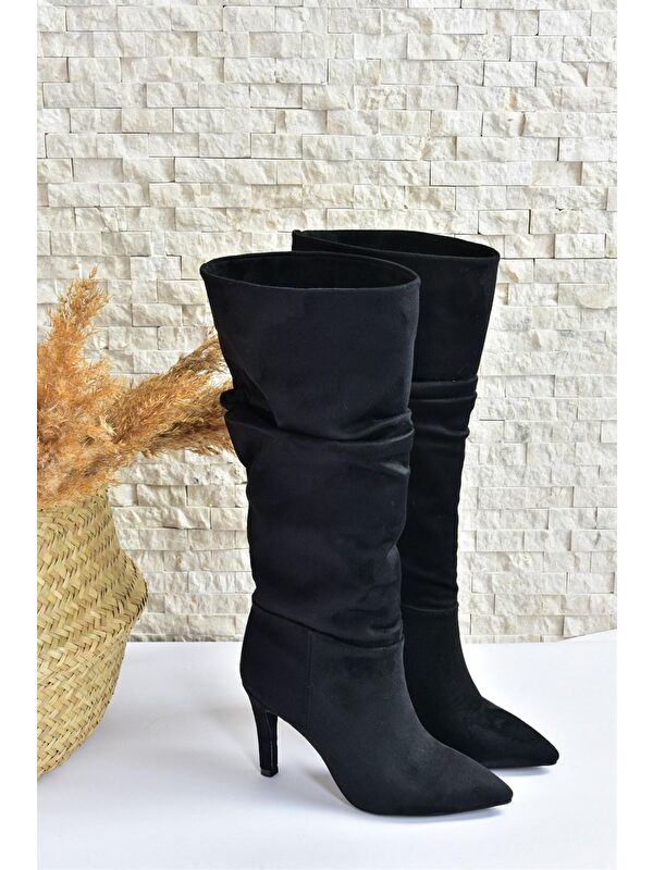 L4048680 Siyah Kadın Çizme - Görsel 5