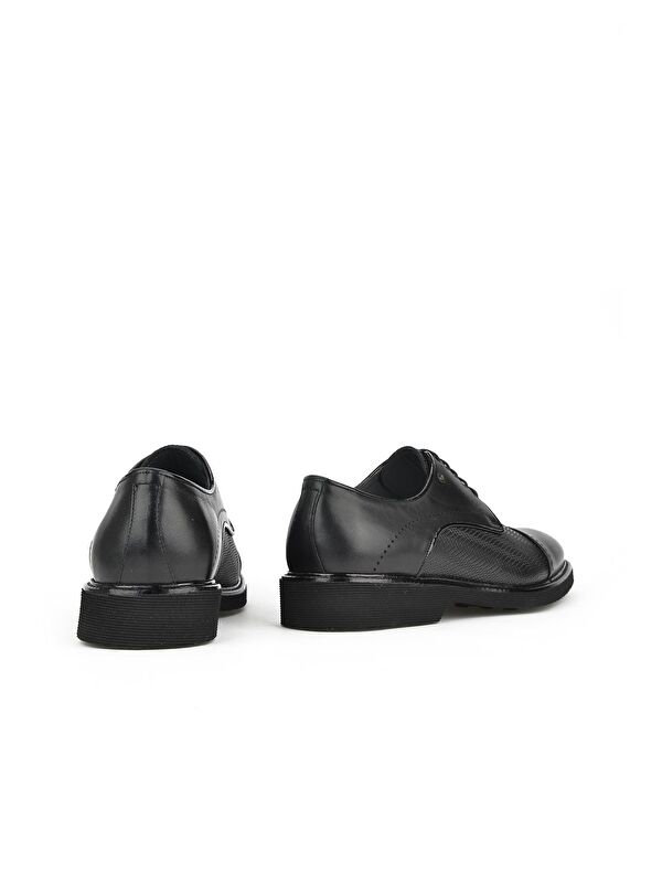 Erkek Hakiki Deri Ayakkabı 131299Z3444 Siyah - Görsel 4