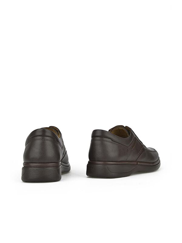 Erkek Hakiki Deri Konfor Ayakkabı 1311018ZB209 Kahve - Görsel 4