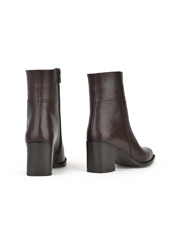 Kadın Hakiki Deri Bot 13319Z66350 Kahve - Görsel 4