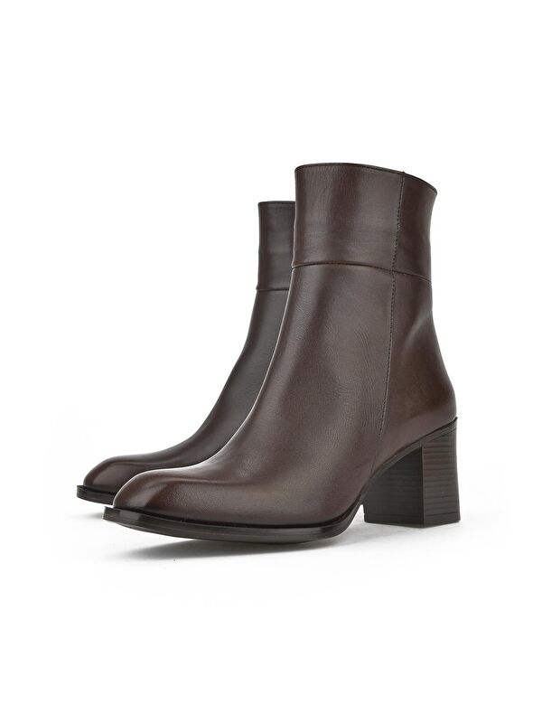 Kadın Hakiki Deri Bot 13319Z66350 Kahve - Görsel 5