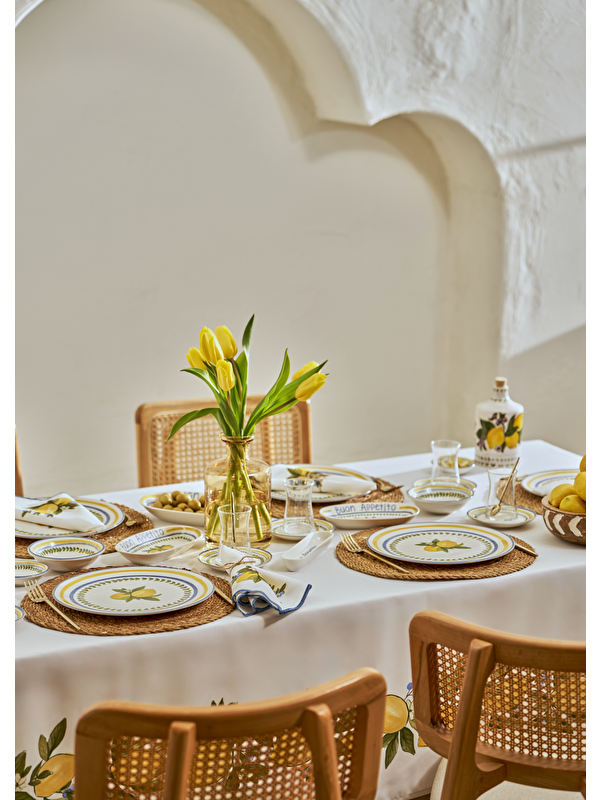 Bella Maison Lemoncello Porselen 26 Parça 6 Kişilik Kahvaltı Takımı