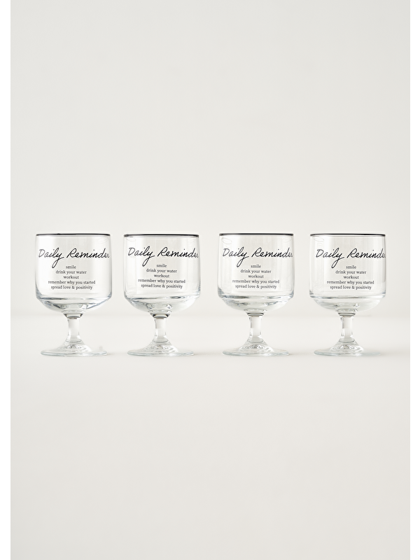 Bella Maison Daily Reminder 4'lü Cup Set