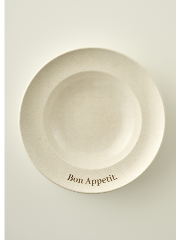 Bella Maison Bon Appetit Porselen Makarna Tabağı Krem (28 cm)