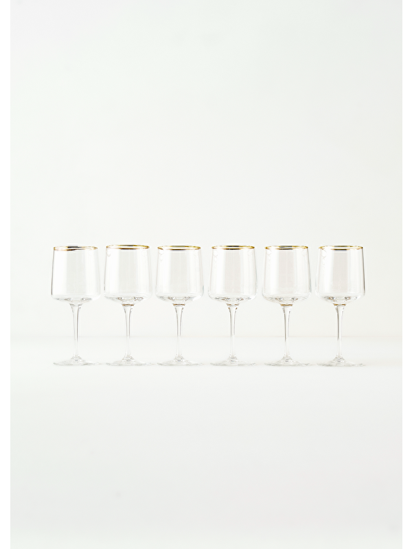 Bella Maison Premium Kadeh 6'lı Gold