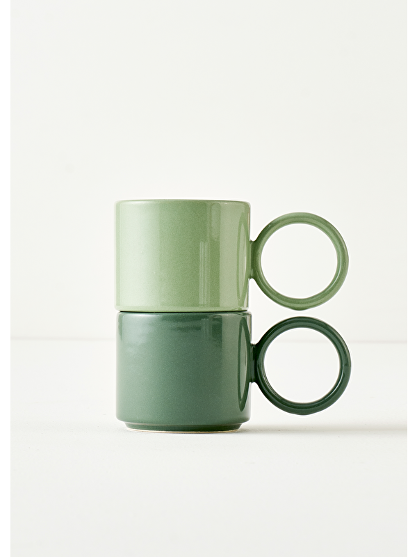 Bella Maison Arcana Espresso 2'li Set Yeşil (270 cc)