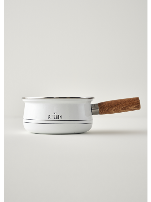 Bella Maison My Kitchen Emaye Sos Tenceresi Beyaz (1,6 lt)