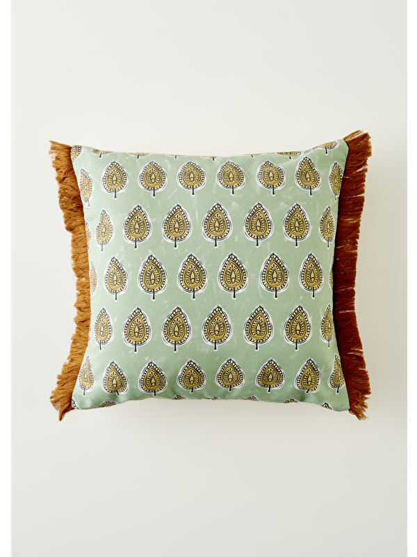 Bella Maison Indian Elegance Püsküllü Kırlent Kılıfı (43x43 cm)