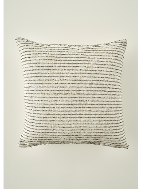 Bella Maison Bianca Dolgulu Dekoratif Yastık Gri (43x43 cm)