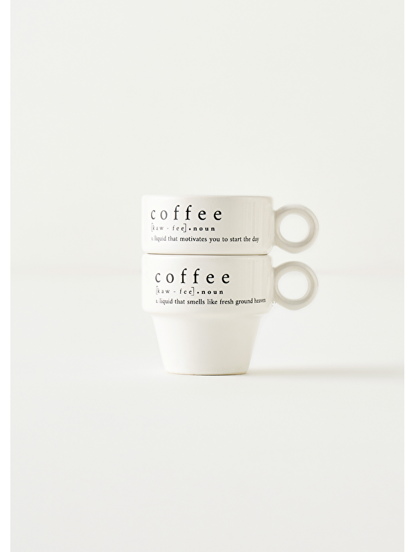 Bella Maison Coffeeaholic Espresso 2'li Set Siyah (105 cc)