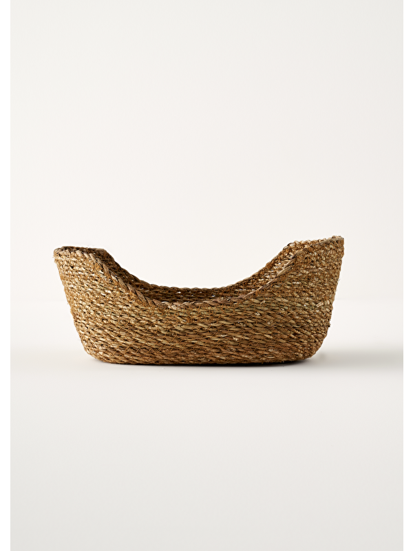 Bella Maison Berry Oval Hasır Sepet Naturel 33x18 cm