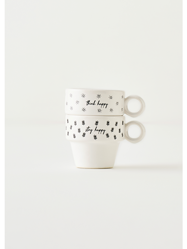 Bella Maison Simple Seramik Espresso 2'li Kahve Fincanı Seti