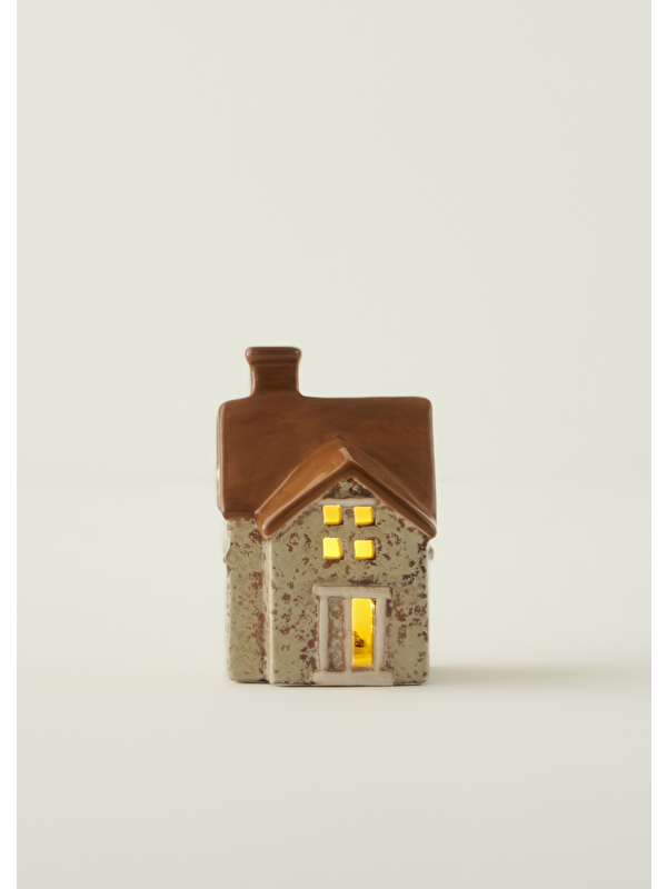 Bella Maison Home Yılbaşı Ledli Aydınlatma Kiremit (8x8x12 cm)