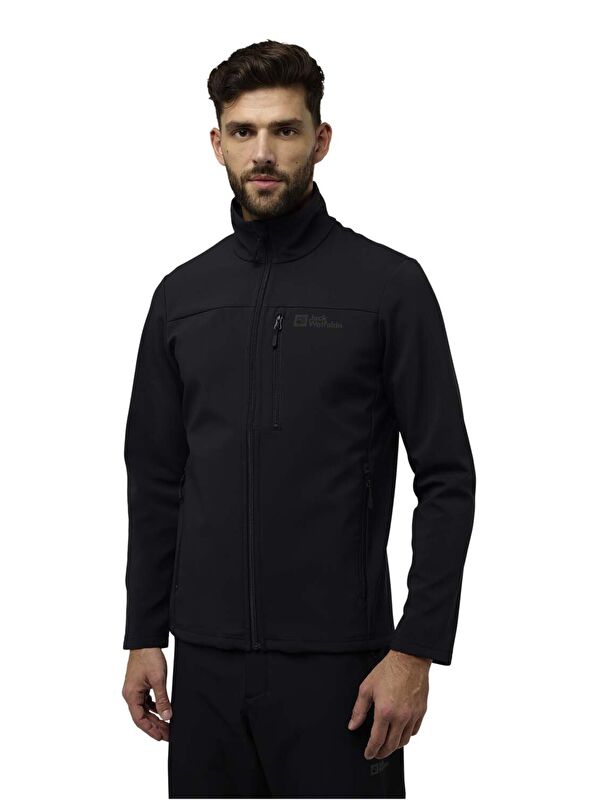 Jack Wolfskin Whirlwind Erkek Siyah Softshell