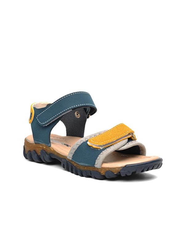 Ortopedik Cırtlı Erkek Çocuk Sandalet 22Y06 - Görsel 4