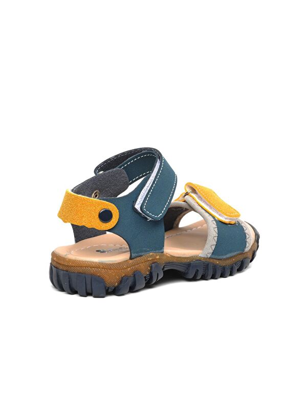 Ortopedik Cırtlı Erkek Çocuk Sandalet 22Y06 - Görsel 5