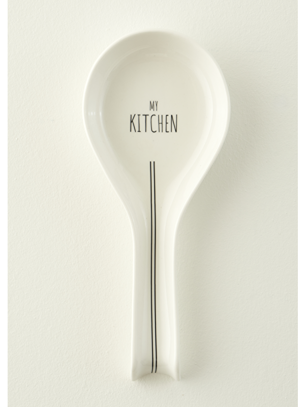 Bella Maison My Kitchen Porselen Kirli Kaşıklık Beyaz (24,4x11,2x2,4 cm)