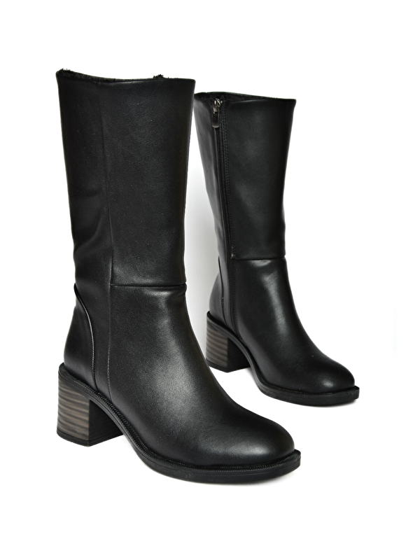 R9960711 Siyah Kadın Çizme - Görsel 4