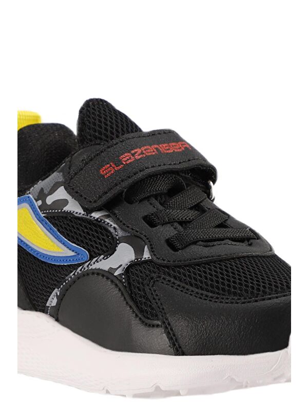 KASHI KTN Erkek Çocuk Cırt Cırtlı Siyah / Kırmızı Sneaker - Görsel 5