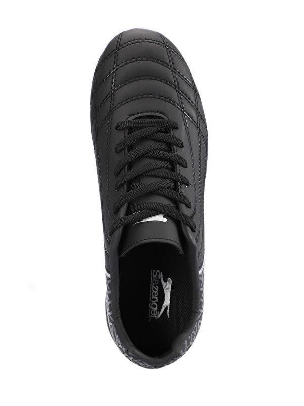 HINO HS Futbol Erkek Çocuk Halı Saha Ayakkabı Siyah / Gri - Görsel 6