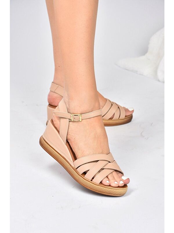 K674305409 Ten Dolgu Taban Kadın Ayakkabı - Görsel 2