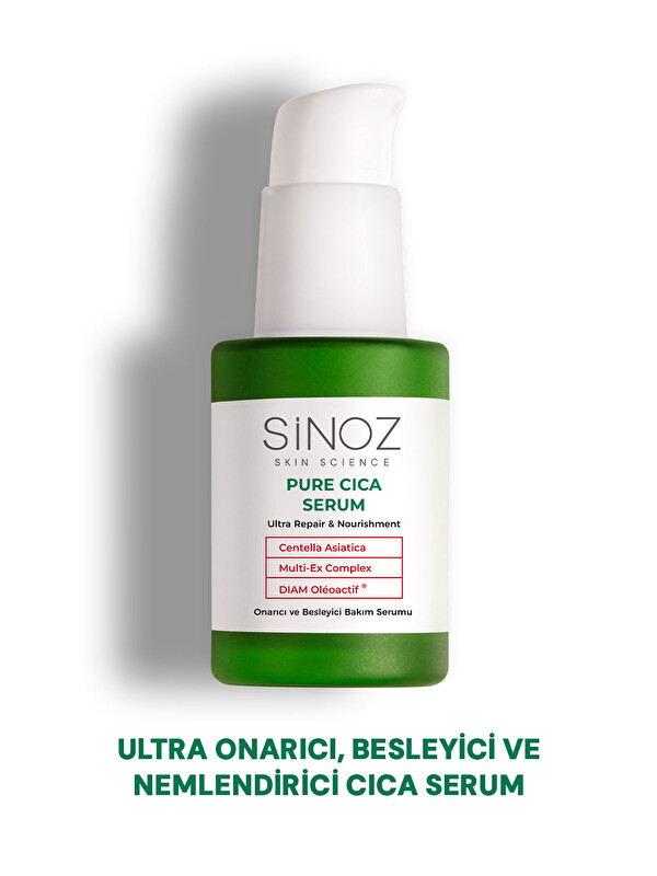 Sinoz Pure Cica Ultra Onarıcı ve Besleyici Bakım Serumu 30 ml