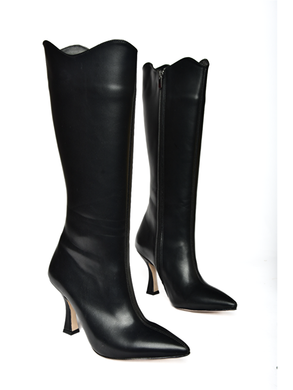 R8200201 Siyah Kadın Çizme - Görsel 6