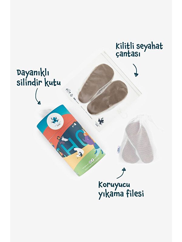 Hopfrög Beyaz Hopfrög Furry Furry Kürk Barefoot Patik (Hediye Seti)
