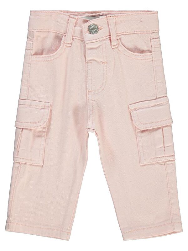Civil Baby Kargo Cepli 6-18 Ay Pantolon - Pembe 12-18 Ay