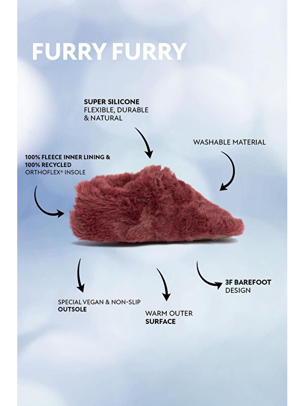 Hopfrög Beyaz Hopfrög Furry Furry Kürk Barefoot Patik (Hediye Seti)