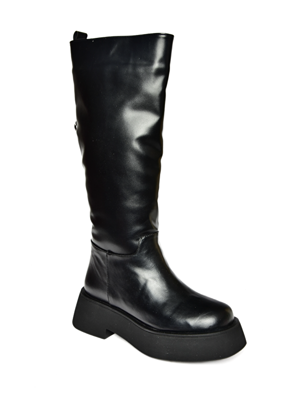 R6100670 Siyah Kadın Çizme - Görsel 4