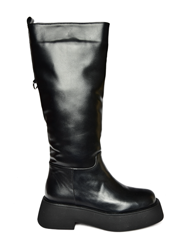R6100670 Siyah Kadın Çizme - Görsel 6