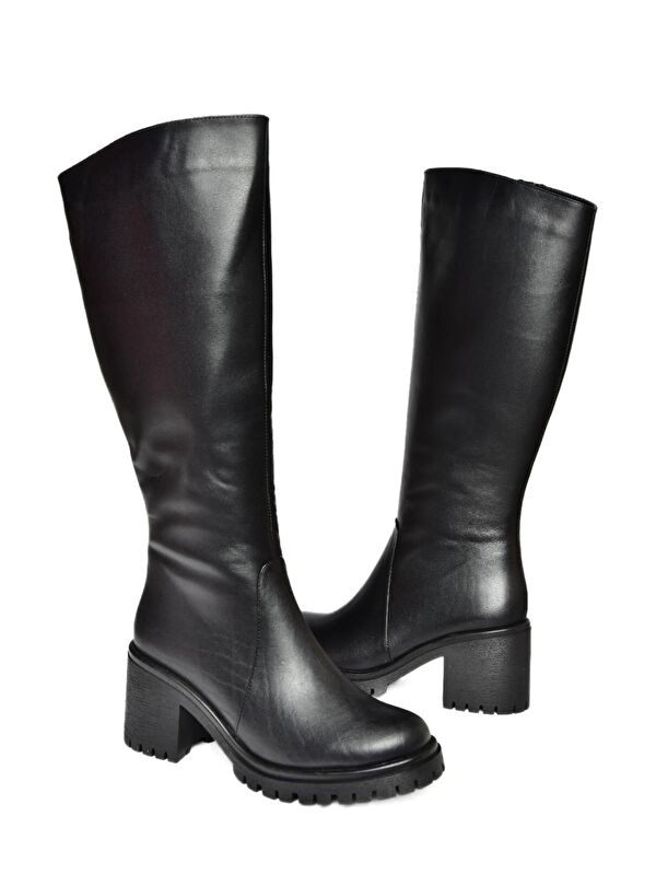 R6540477 Siyah Kadın Çizme - Görsel 5