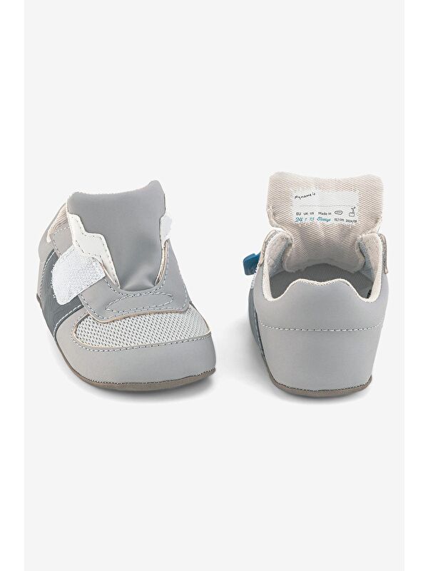 Smart Walker First Prime Super Mat Havalı Gri Barefoot İlk Adım Bebek Ayakkabı - Görsel 8
