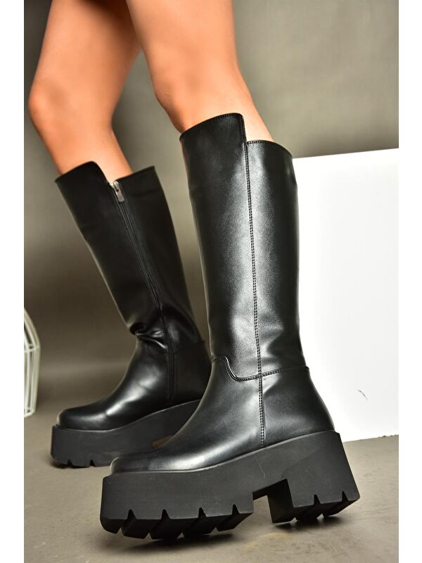 R6101320 Siyah Kadın Çizme - Görsel 3