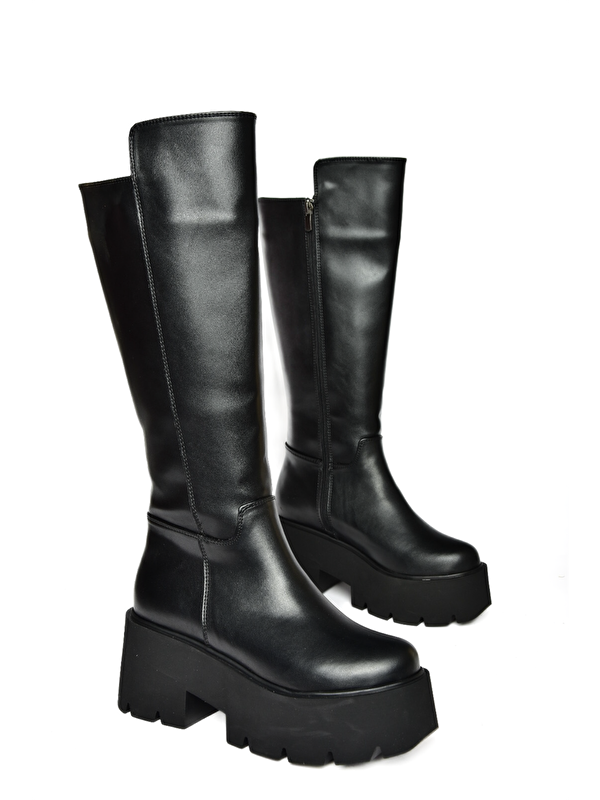 R6101320 Siyah Kadın Çizme - Görsel 7