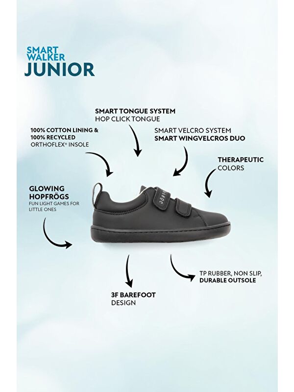 Hopfrög Yeşil Hopfrög ⁠smart Walker Junior Barefoot Çocuk Ayakkabı