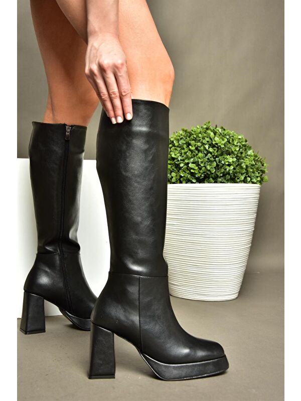 R2822301 Siyah Kadın Çizme - Görsel 3