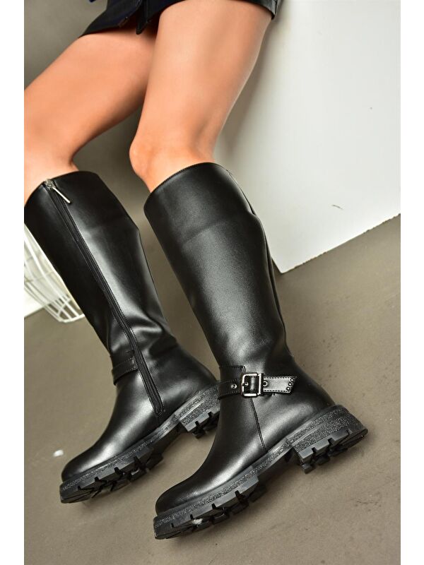 R5180968 Siyah Kadın Çizme - Görsel 3