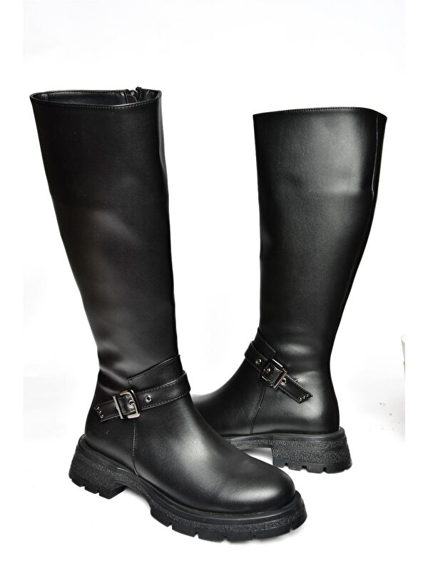 R5180968 Siyah Kadın Çizme - Görsel 6