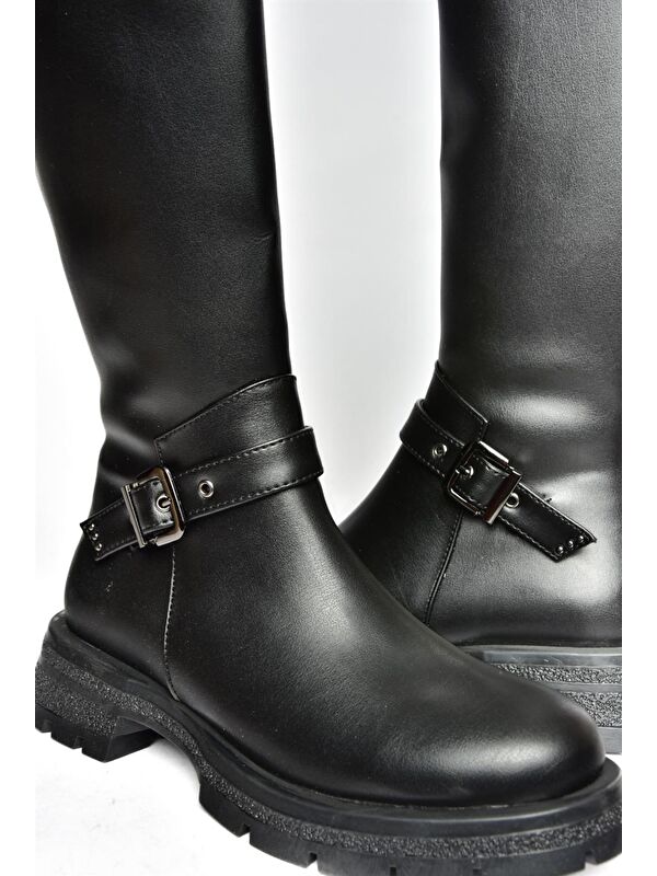 R5180968 Siyah Kadın Çizme - Görsel 9