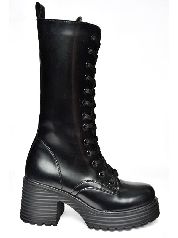 R9960210 Siyah Kadın Çizme - Görsel 3