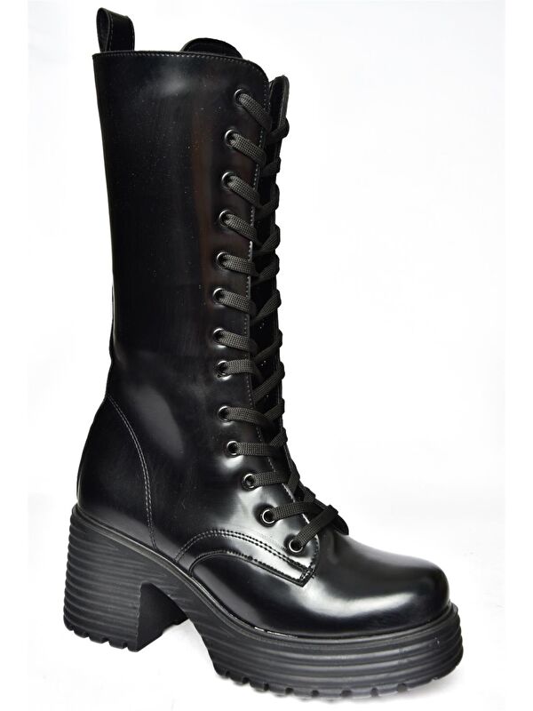 R9960210 Siyah Kadın Çizme - Görsel 4