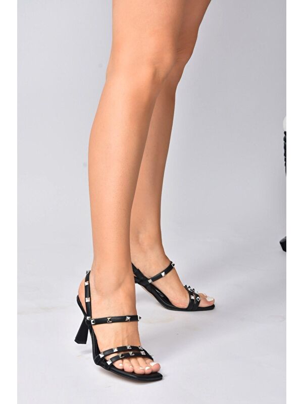 Siyah Topuklu Kadın Ayakkabı K404571109 - Görsel 3