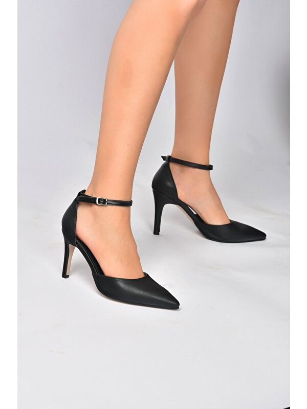 Siyah Kadın Topuklu Ayakkabı K404010709 - Görsel 3
