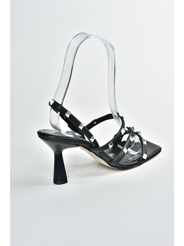 Siyah Topuklu Kadın Ayakkabı K404571109 - Görsel 5
