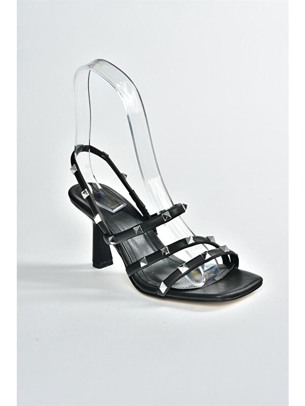 Siyah Topuklu Kadın Ayakkabı K404571109 - Görsel 6