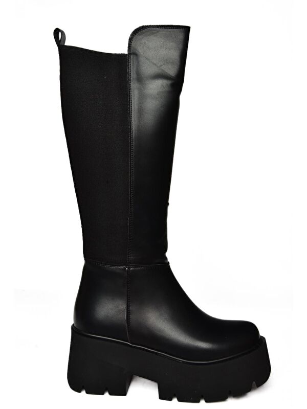 R8200607 Siyah Kadın Çizme - Görsel 6